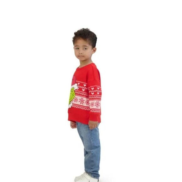 NWT DR SEUSS GRINCH HOLIDAY THEMED SWEATSHIRT - Picture 4 of 8